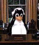 Tux at work